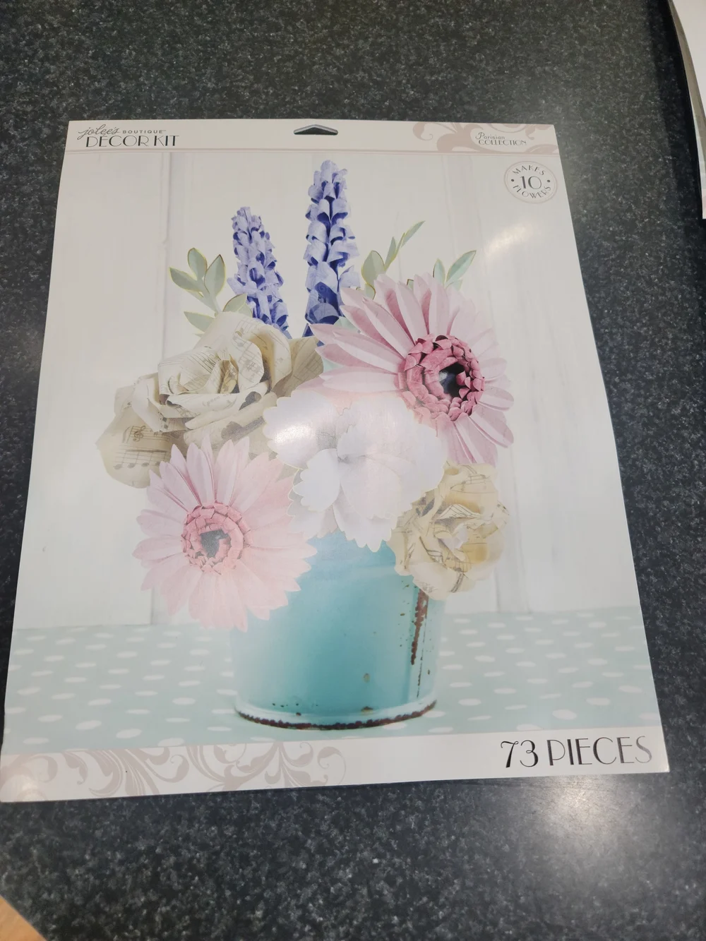 Decor Kit Floral Wall Art Kit - Pink Bouquet 4 Packs